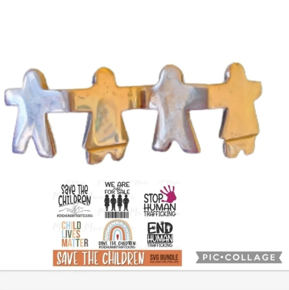 Silpada Save The Children Sterling Brooch